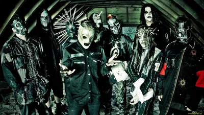 Фон с изображением Slipknot: обои для рабочего стола в png