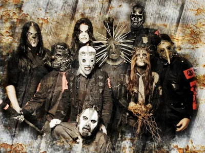 Обои с группой Slipknot: скачать бесплатно в png формате