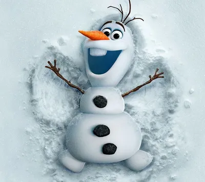 Снеговик Олаф в формате jpg для iPhone