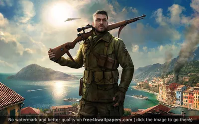 Скачать обои на рабочий стол Sniper Elite V2 в jpg формате