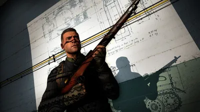 Качественные обои на рабочий стол по игре Sniper Elite V2 в jpg формате