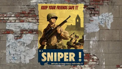 Экшн фото обои на телефон по Sniper Elite V2 в хорошем качестве