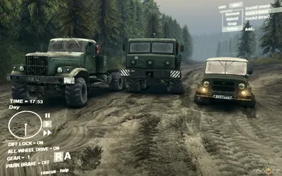 Фотообои Spintires MudRunner: Интенсивные моменты приключений