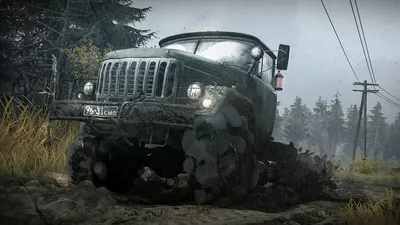 Природа грязи: Обои Spintires MudRunner для iPhone и Android