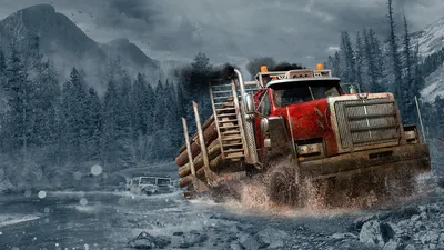 Специально для вас: Бесплатные обои Spintires MudRunner в PNG