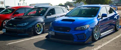 Stanced Subaru в хорошем качестве: Свежие обои для скачивания