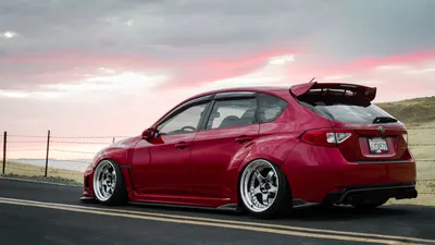 Обои Stanced Subaru: Индивидуальный выбор размера и формата