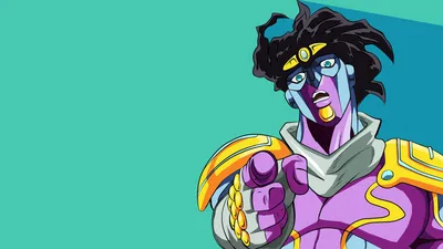 Выбери свой размер: Обои Star Platinum и The World для Android и iPhone