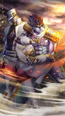 Скачай бесплатно в хорошем качестве: Обои Star Platinum и The World