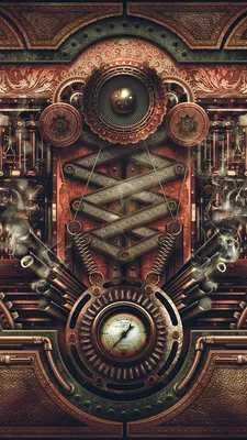 Уникальные обои steampunk для Android телефона