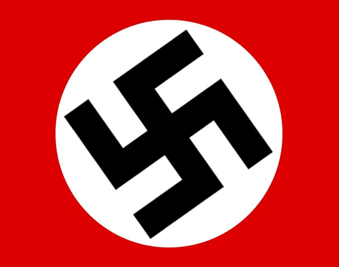Национал 4. Символ свастики фашистской Германии.