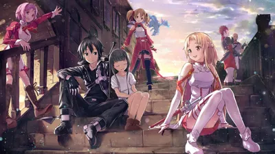 Sword Art Online: Обои в формате PNG для телефона