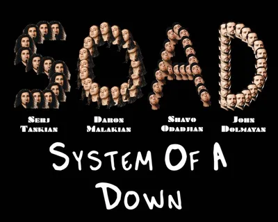 Фото группы System of a Down как фон для вашего Android устройства