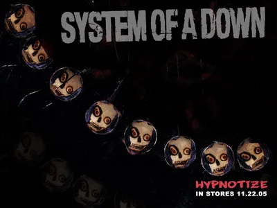 Скачать обои System of a Down в формате PNG для рабочего стола