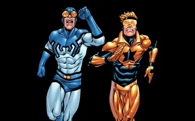 Обои для рабочего стола: Комиксы, Dc Comics, Blue Beetle (Dc Comics), Booster Gold, Тед Корд, Лига Справедливости 3000 скачать бесплатно картинку #712307