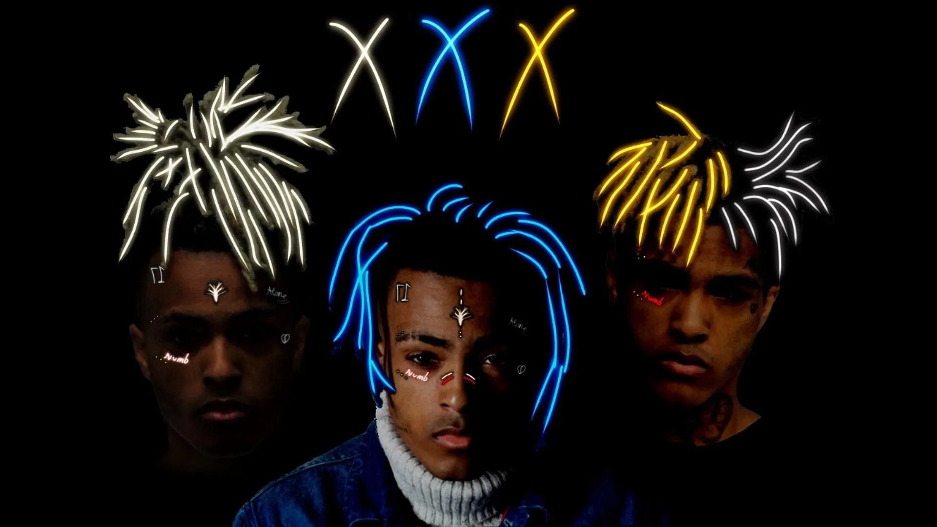 Xxxtentacion blue hair posted by kenneth nina