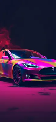 Tesla Model S в PNG: Эстетика на вашем телефоне