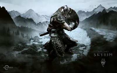 Бесплатные обои The Elder Scrolls V: Skyrim Special Edition для телефона с экшн сценами, в формате png