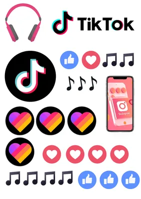 Фон Тик ток для обоев на iPhone и Android