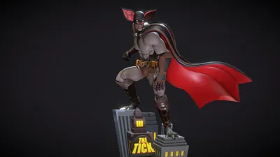 ArtStation — Мультсериал «Тик» — Коллекция Sketchfab