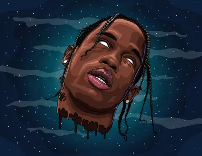 Travis Scott: Эксклюзивные фото на телефон в формате WebP