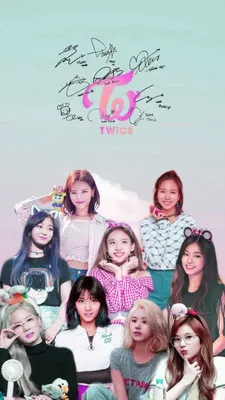 Скачать бесплатно фоны с группой Twice в хорошем качестве