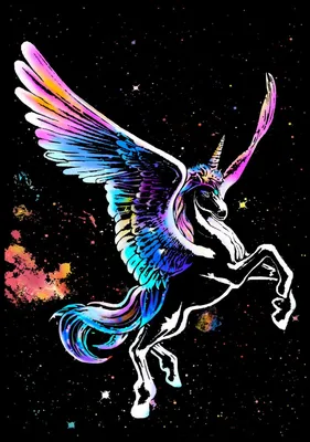 Unicorn единорог на обоях для iPhone: скачать бесплатно