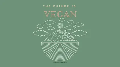 Обои Vegan в разрешении для iPhone: PNG формат для чистоты изображения