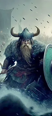 Погрузитесь в мир сильных мужчин с обоями викингов