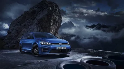 Volkswagen Golf R: Высококачественные обои в формате PNG