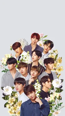 Обои Wanna One для телефона в высоком разрешении