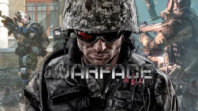 Фон с изображением warface в png формате