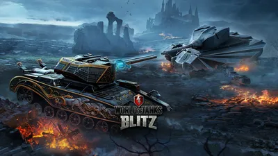 Обои wot blitz с яркими цветами