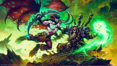 Обои Wow Legion на телефон: создай уникальный стиль на своем устройстве.