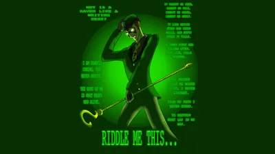 60+ HD-обоев и фонов Riddler (DC Comics)