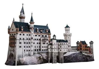 Замок Нойшванштайн: красивые обои в формате WebP
