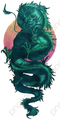 Зеленый дракон: Великолепные обои для телефона в формате JPG