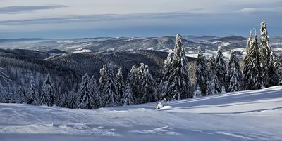 Идеальные фотографии зимних гор в png формате