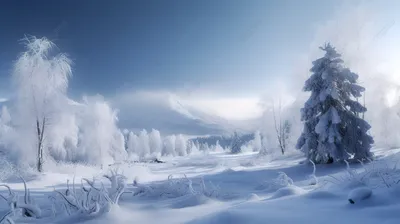 Фотографии зимних гор для скачивания на iPhone