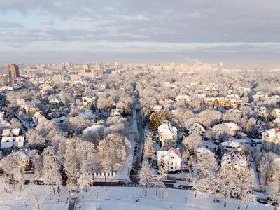 Фото Зимний город - выберите размер и формат для скачивания